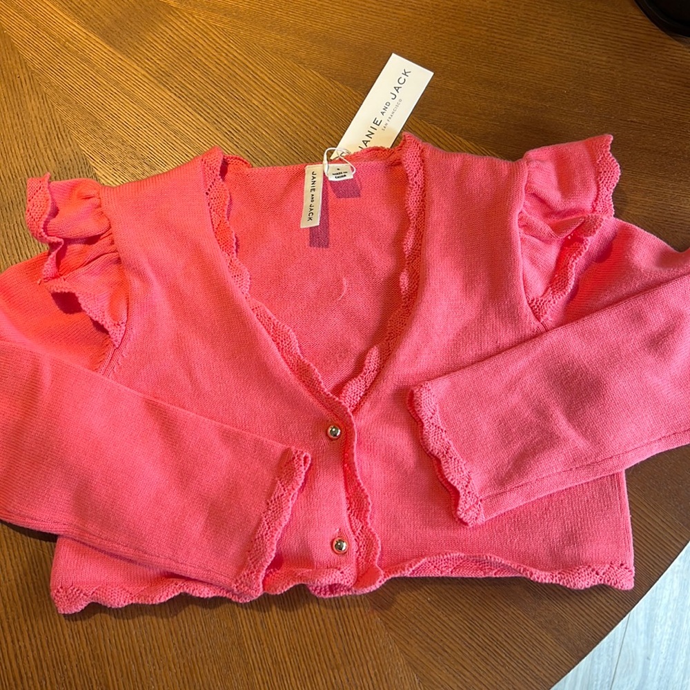 Janie and Jack cropped sweater size 8 NWT